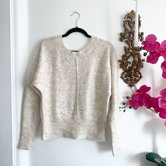 WILLIAM RAST CREAM ALPACA SWEATER - Picture 4 of 11